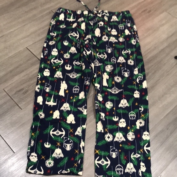 Hanna Andersson Star Wars Stretch Knit & Flannel Pajamas Unisex size L - Picture 3 of 12